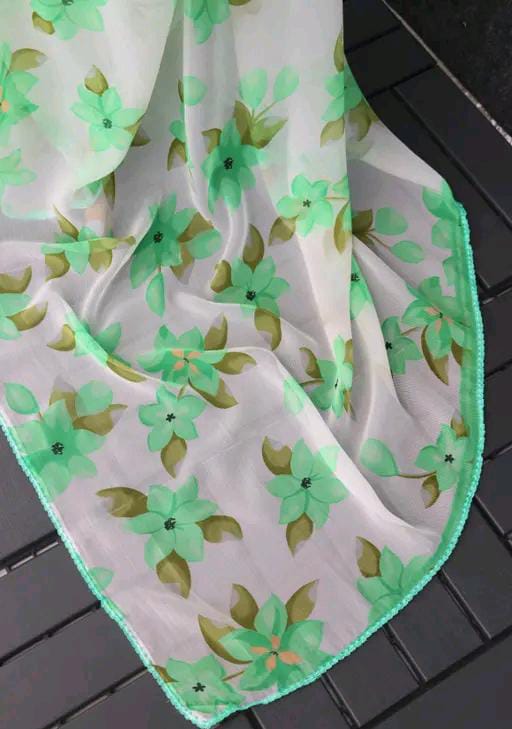 FLOWER PRINTED SAREE
