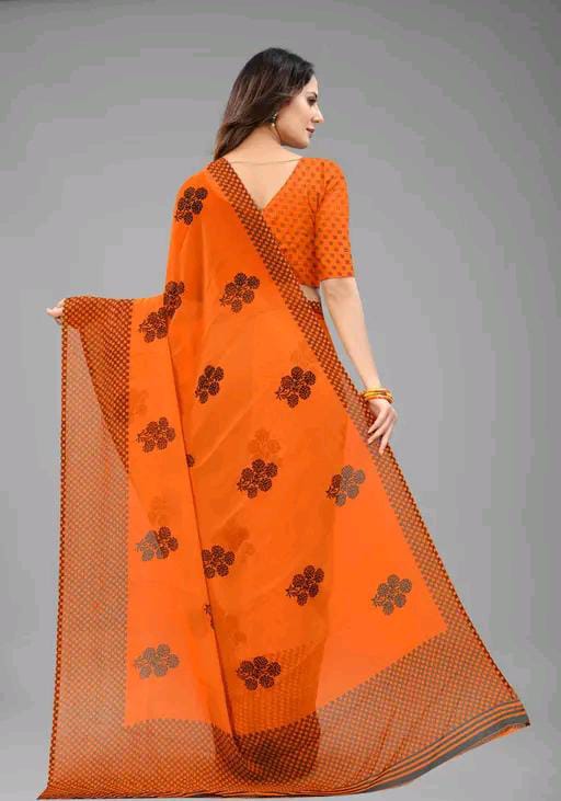 PRINTED CHIFFON SAREE