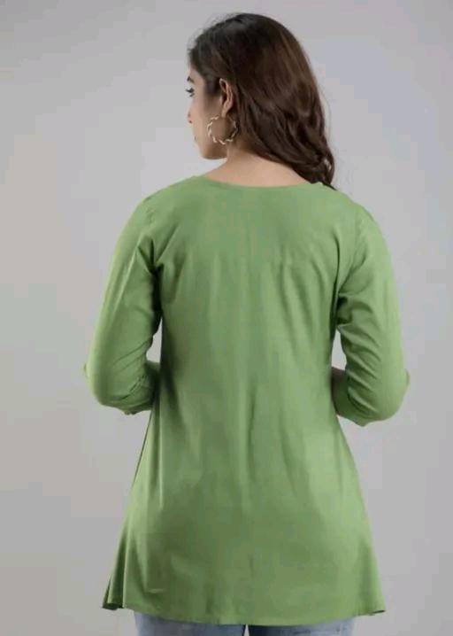 COTTON EMBROIDERED TOP FOR WOMEN'S