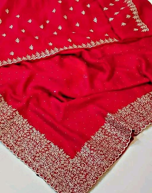 TRENDING HEAVY ZARI WORK SAREE