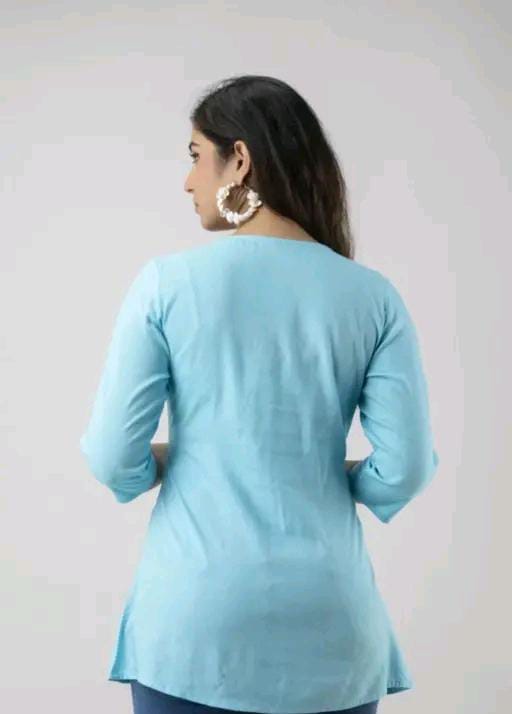 SUMMER SPECIAL COTTON EMBROIDERED TOP FOR WOMEN'S