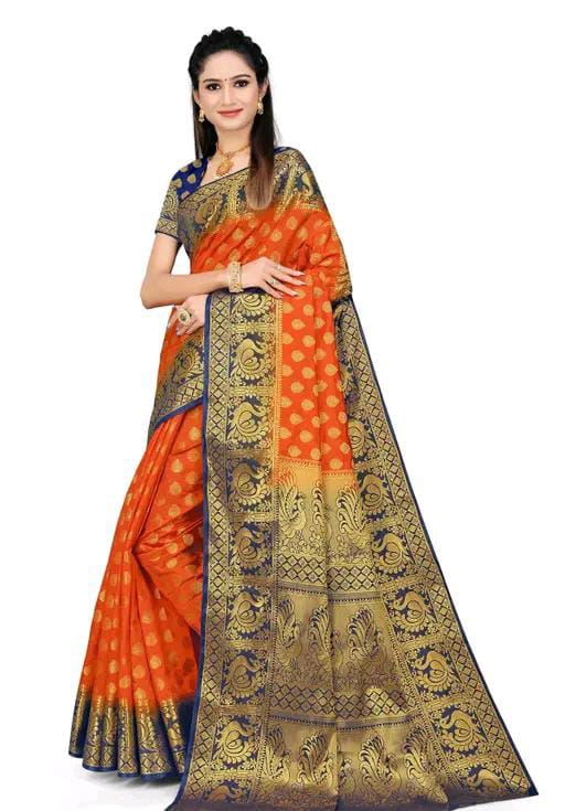 BOLLYWOOD STYLE BANARSI SILK SAREE