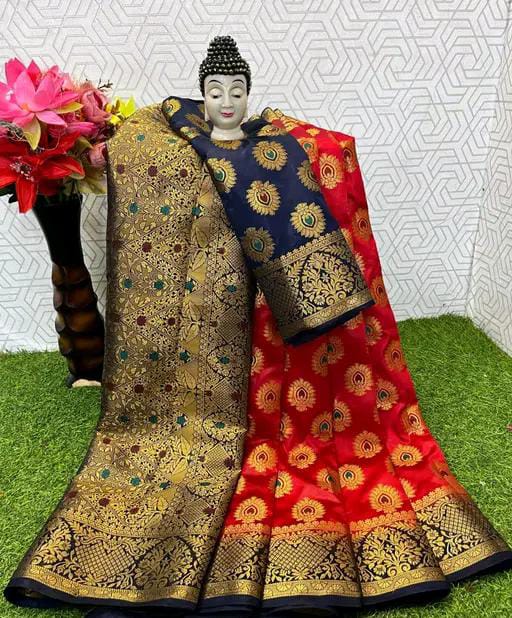 FANCY BANARSI SILK SAREE