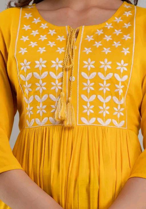 COTTON EMBROIDERED TOP FOR WOMEN'S