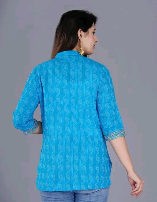 SUMMER SPECIAL COTTON TOP KURTI