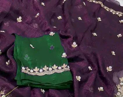 JIMMY CHOO ORGANZA SAREE