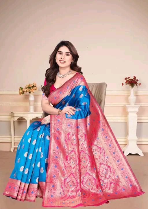 WOMEN'S BANARSI SILK SAREE