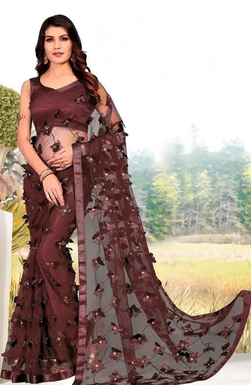 BOLLYWOOD STYLE NET SAREE