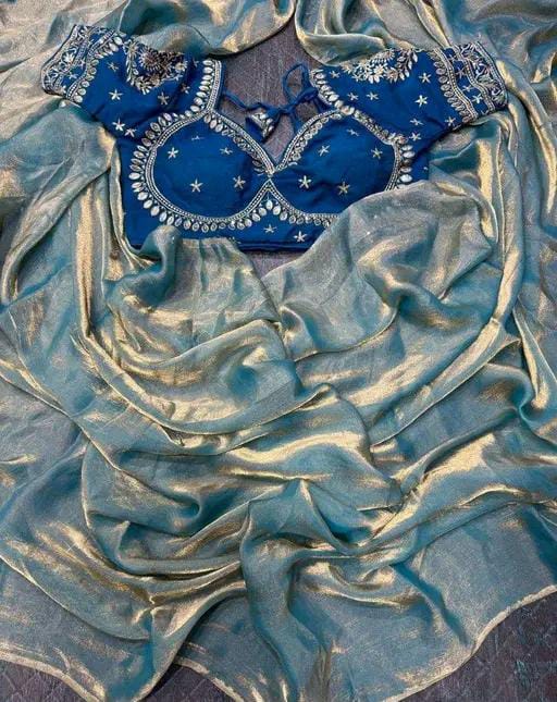 PARTY WEAR HEAVY SILK SAREE