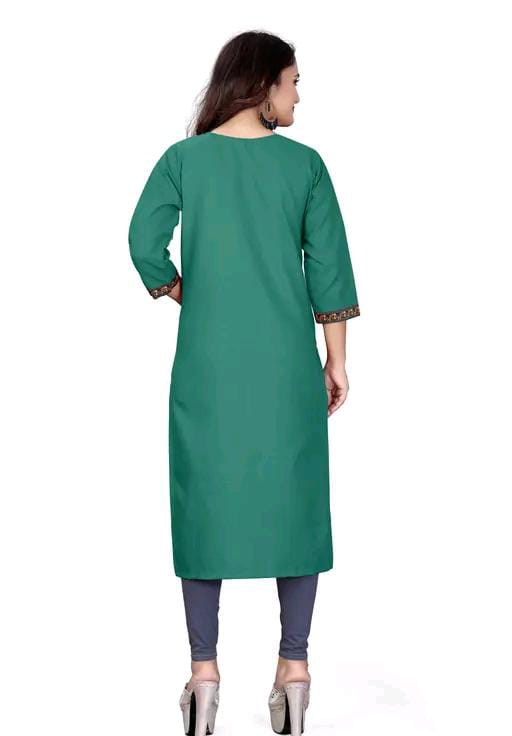 stylelist kurti with embroidered work