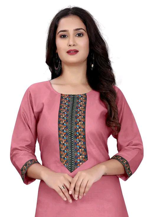 stylelist kurti with embroidered work