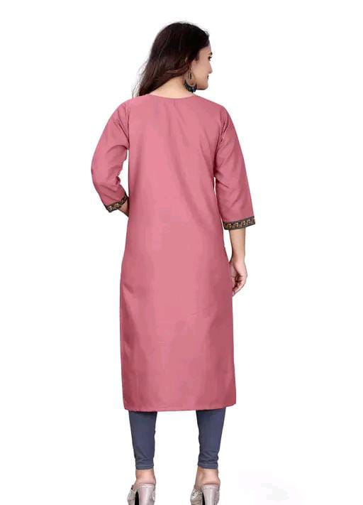 stylelist kurti with embroidered work