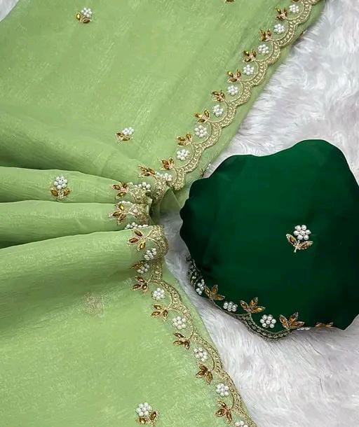 JIMMY CHOO ORGANZA SAREE