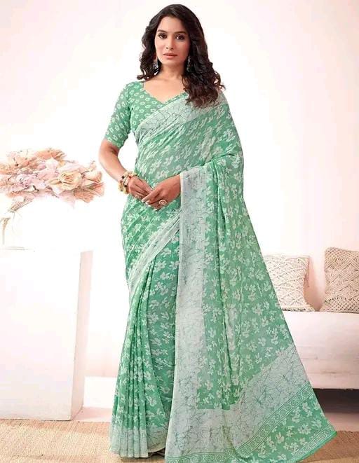 TRENDING GEORGETTE PRINTED SAREE
