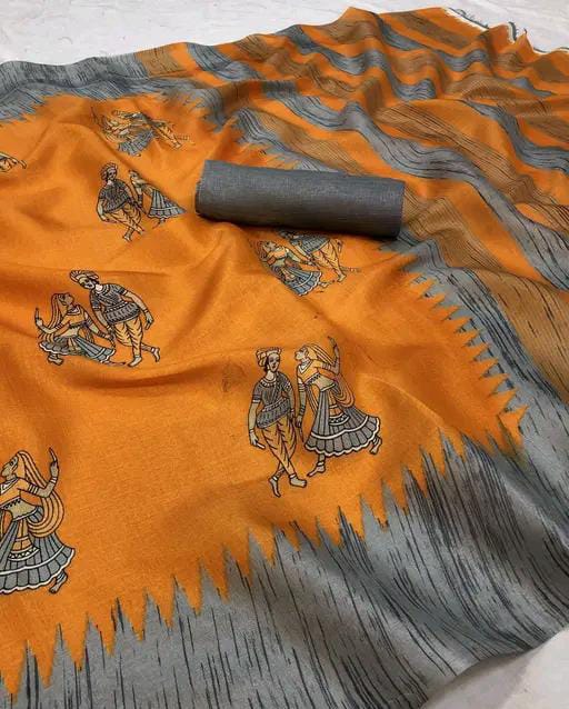 WOMEN'S PRINTED SAREE