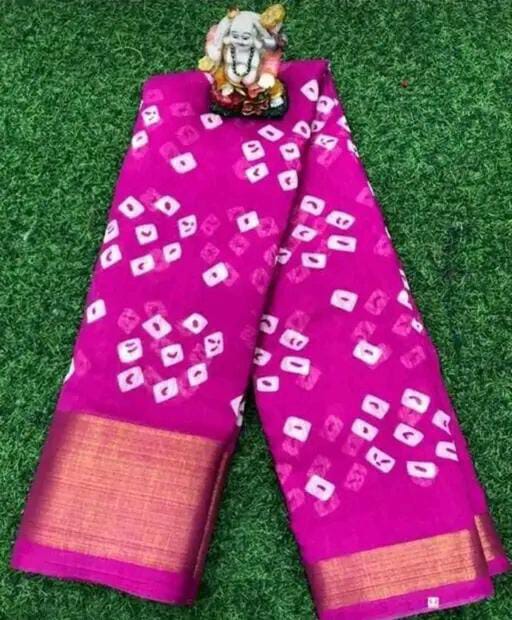 SPECIAL BANDHANI COTTON SAREE