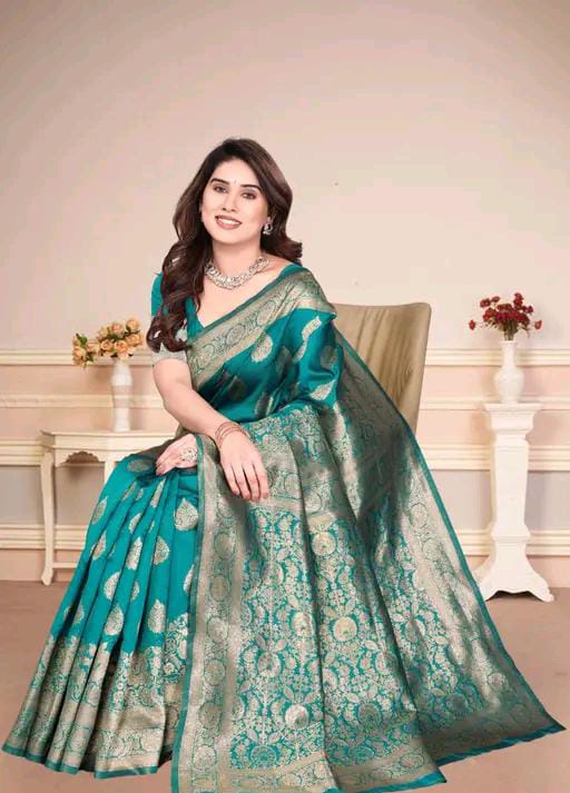 WOMEN'S BANARSI SILK SAREE