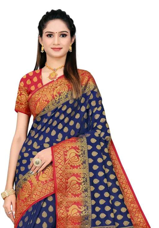 TRENDING BANARSI SILK SAREE