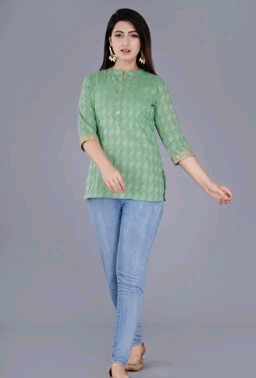 SUMMER SPECIAL COTTON TOP KURTI