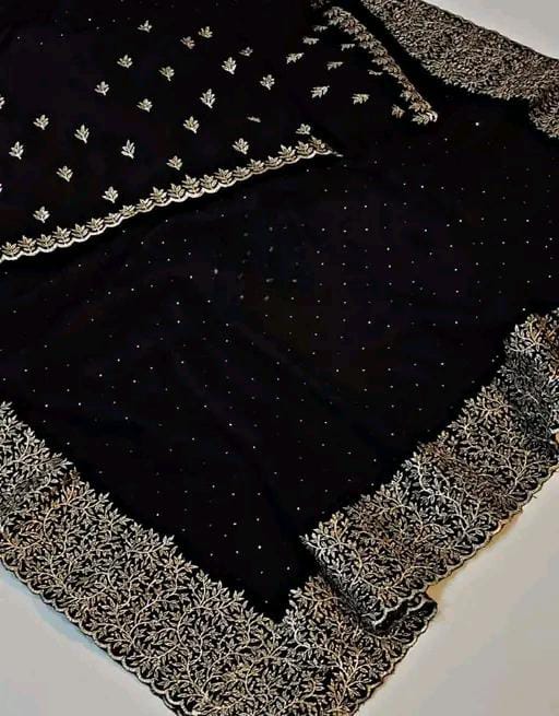 TRENDING HEAVY ZARI WORK SAREE