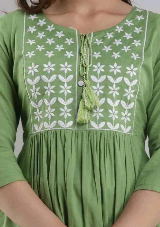 COTTON EMBROIDERED TOP FOR WOMEN'S