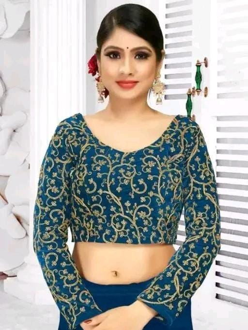 FANCY WEDDING VELVET SILK SAREE