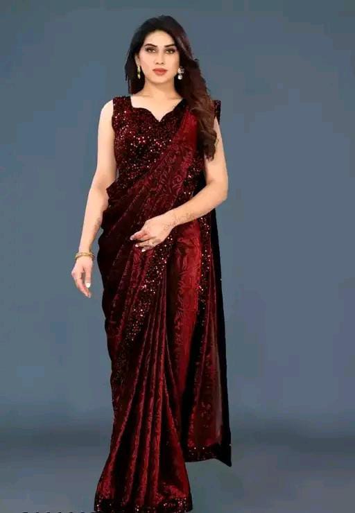 EMBROIDERED BOLLYWOOD ZARI SAREE