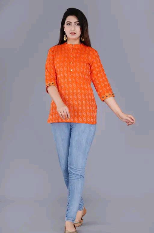 COTTON TOP KURTI