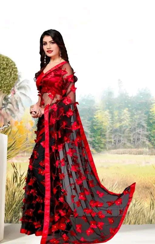 BOLLYWOOD STYLE NET SAREE