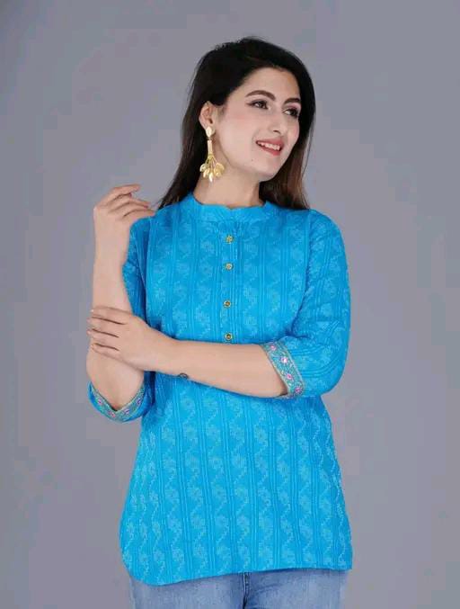 SUMMER SPECIAL COTTON TOP KURTI