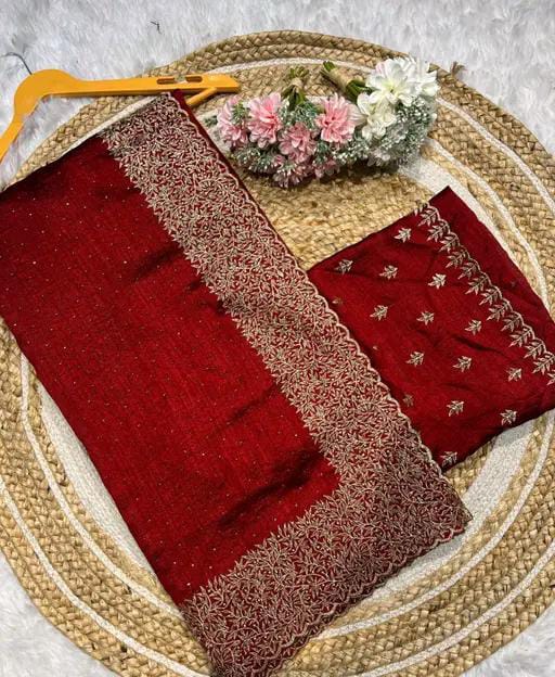 TRENDING EMBROIDERED SAREE