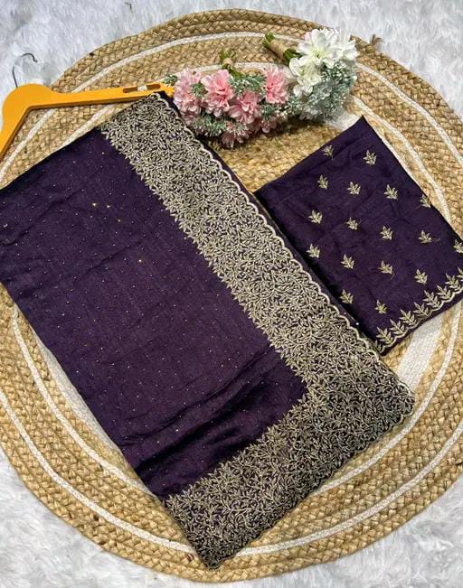 TRENDING ZARI WORK SAREE