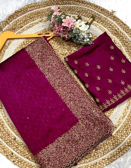 BOLLYWOOD STYLE EMBROIDERED SAREE