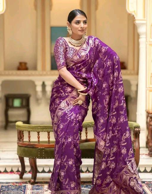 TRENDING SILK BANARSI SAREE