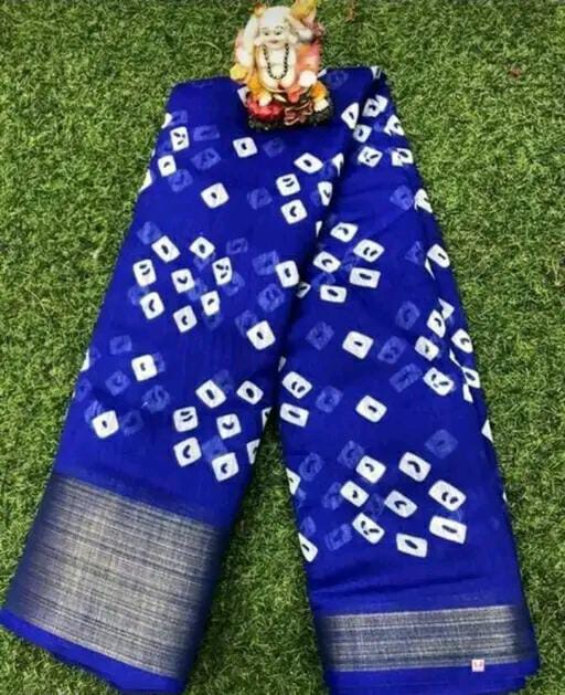 SUMMER SPECIAL BANDHANI COTTON SAREE