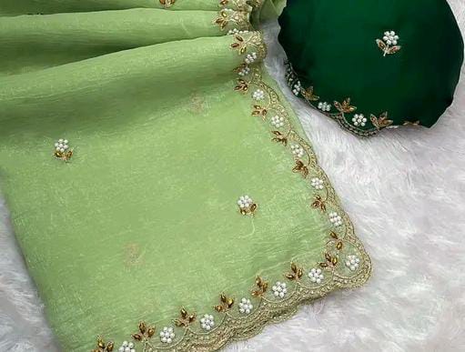 JIMMY CHOO ORGANZA SAREE