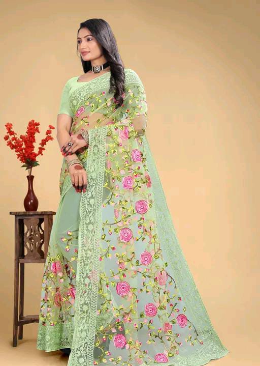 TRENDING BOLLYWOOD STYLE NET SAREE