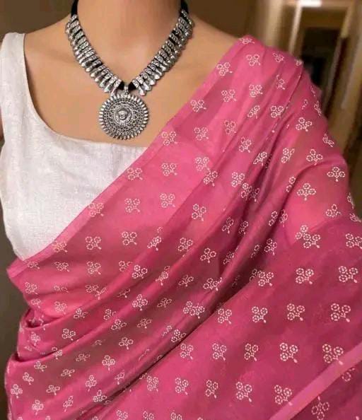 CHANDERI COTTON SAREE