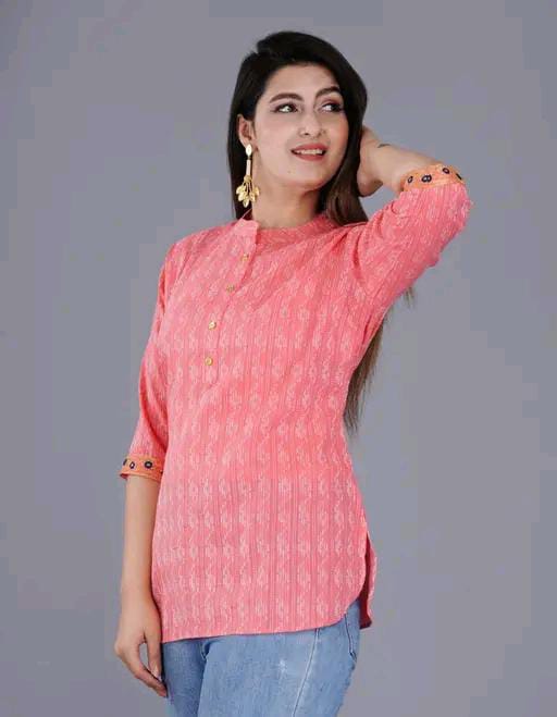 SUMMER SPECIAL COTTON TOP KURTI