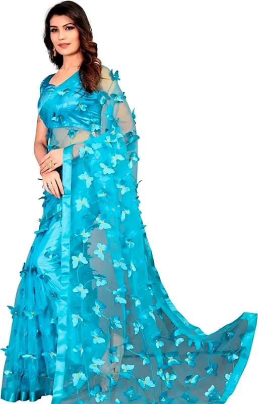 BOLLYWOOD STYLE NET SAREE