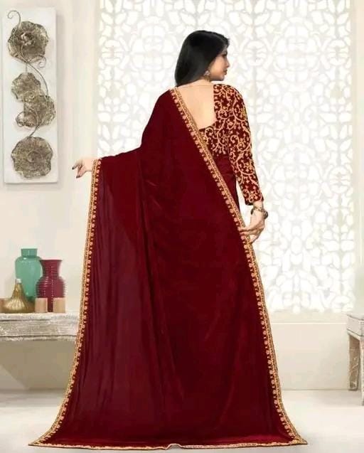 VELVET SILK SAREE
