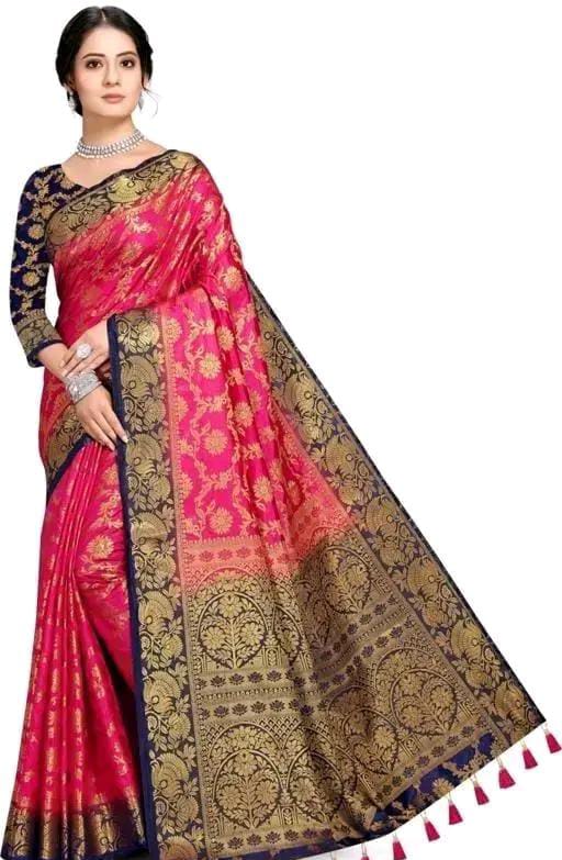 TRENDING BANARSI SILK SAREE