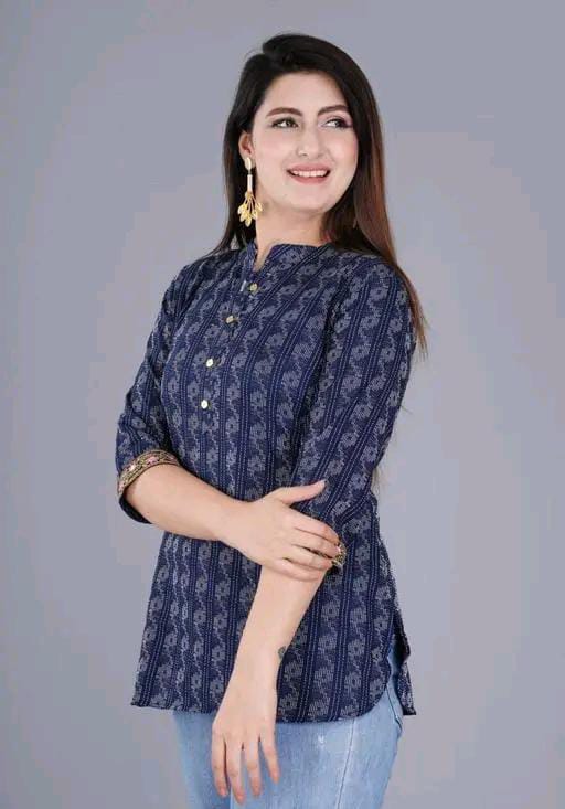 TRENDING COTTON TOP KURTI