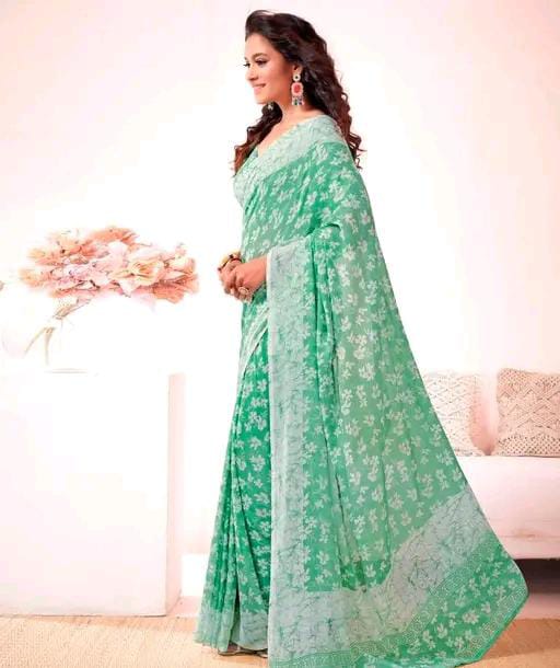 TRENDING GEORGETTE PRINTED SAREE