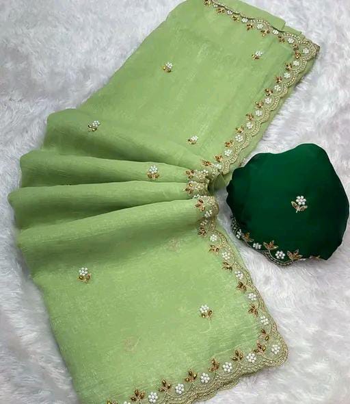 JIMMY CHOO ORGANZA SAREE