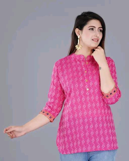 COTTON TOP KURTI