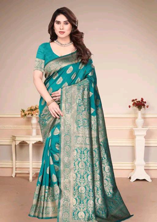 WOMEN'S BANARSI SILK SAREE