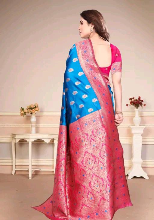 WOMEN'S BANARSI SILK SAREE