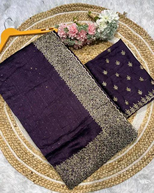 TRENDING ZARI WORK SAREE