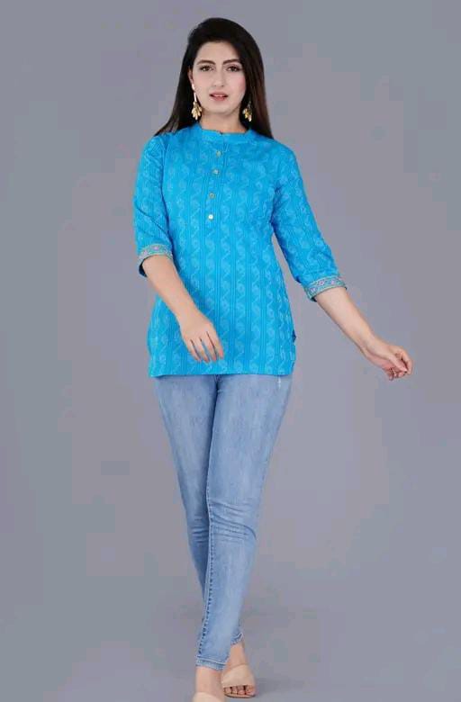 SUMMER SPECIAL COTTON TOP KURTI